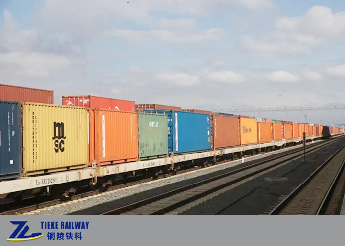 Wagon kolejowy o średnicy 1000 mm, płaski wagon, ładunek 55 ton, wagon z hamulcem pneumatycznym AAR
