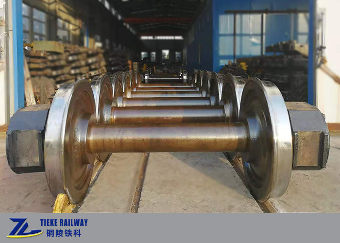Zestaw kołowy typu G 840 mm Zespół osi koła pociągu do wagonu ładunkowego 120t