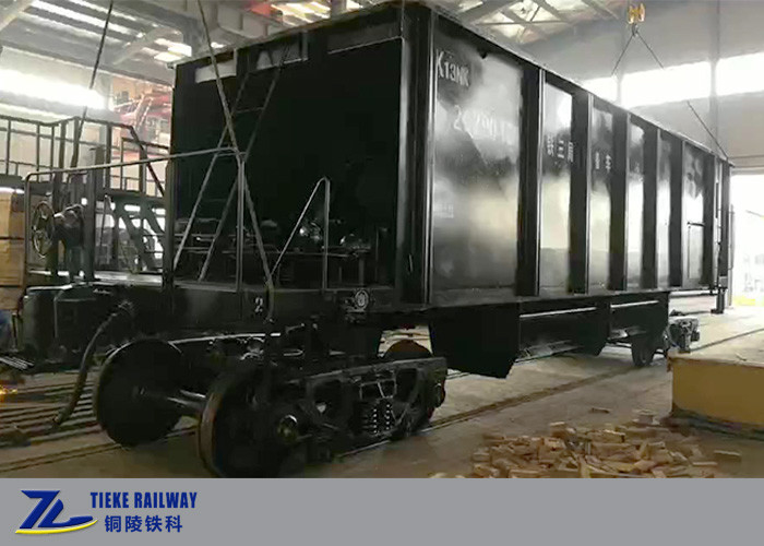 UIC 60t Kolejowy pociąg towarowy Wagon samowyładowczy do cząstek mineralnych z rudy balastowej