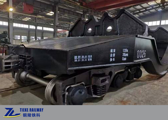 120 Ton Hot Metal Ladle Transfer Car Niska prędkość Niski koszt produkcji stali