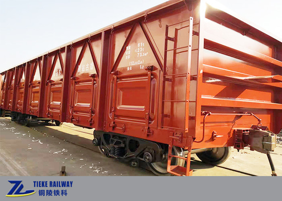 80 km/h Wagon kolejowy Wagon z wysokimi burtami Wagon towarowy 60t