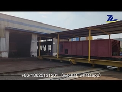 Wagon kolejowy z węglem do rozładunku na powietrzu z czterema dolnymi klamkami rozładunkowymi