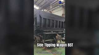Wagon do transportu rudy KF85 Wagon z wywrotką boczną
